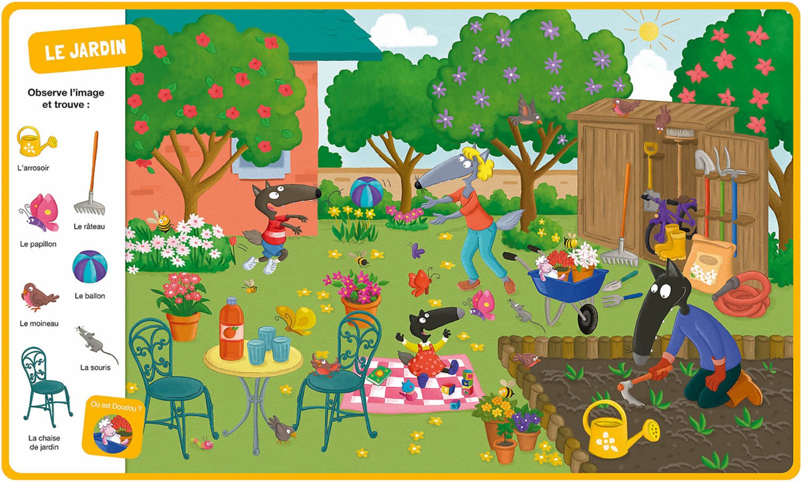 Cherche et trouve des tout petits – P'tit loup vive la nature, AUZOU – Image 3