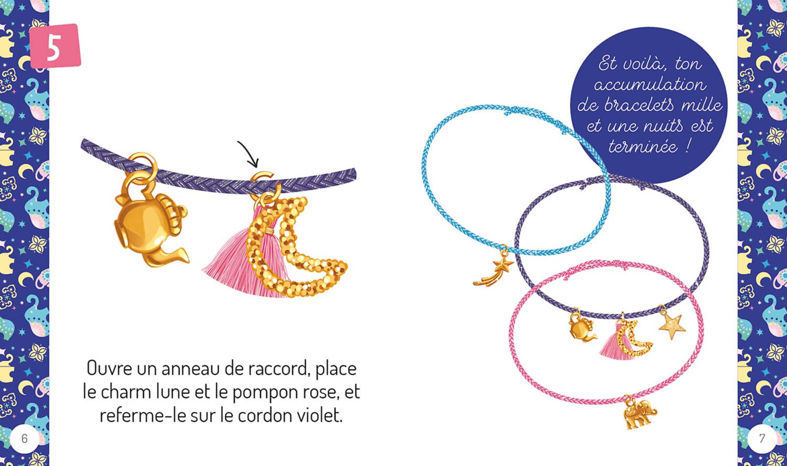 Mon superbe bijou – Mes merveilleux bracelets mille et une nuits, Auzou – Image 3