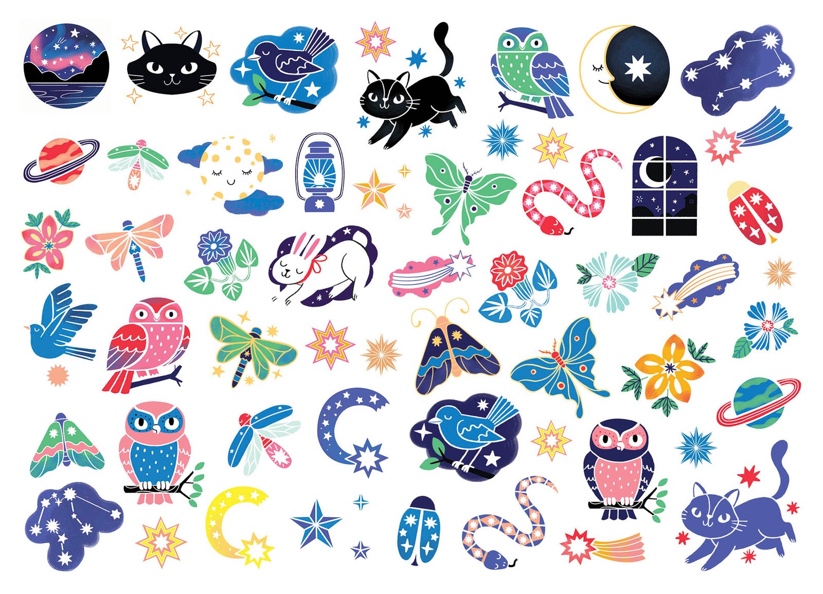 Mes P'tits tattoos - Qui brillent dans le noir, Auzou – Image 2