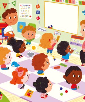 Alternative view of Cherche et trouve des tout-petits - À la maternelle, AUZOU