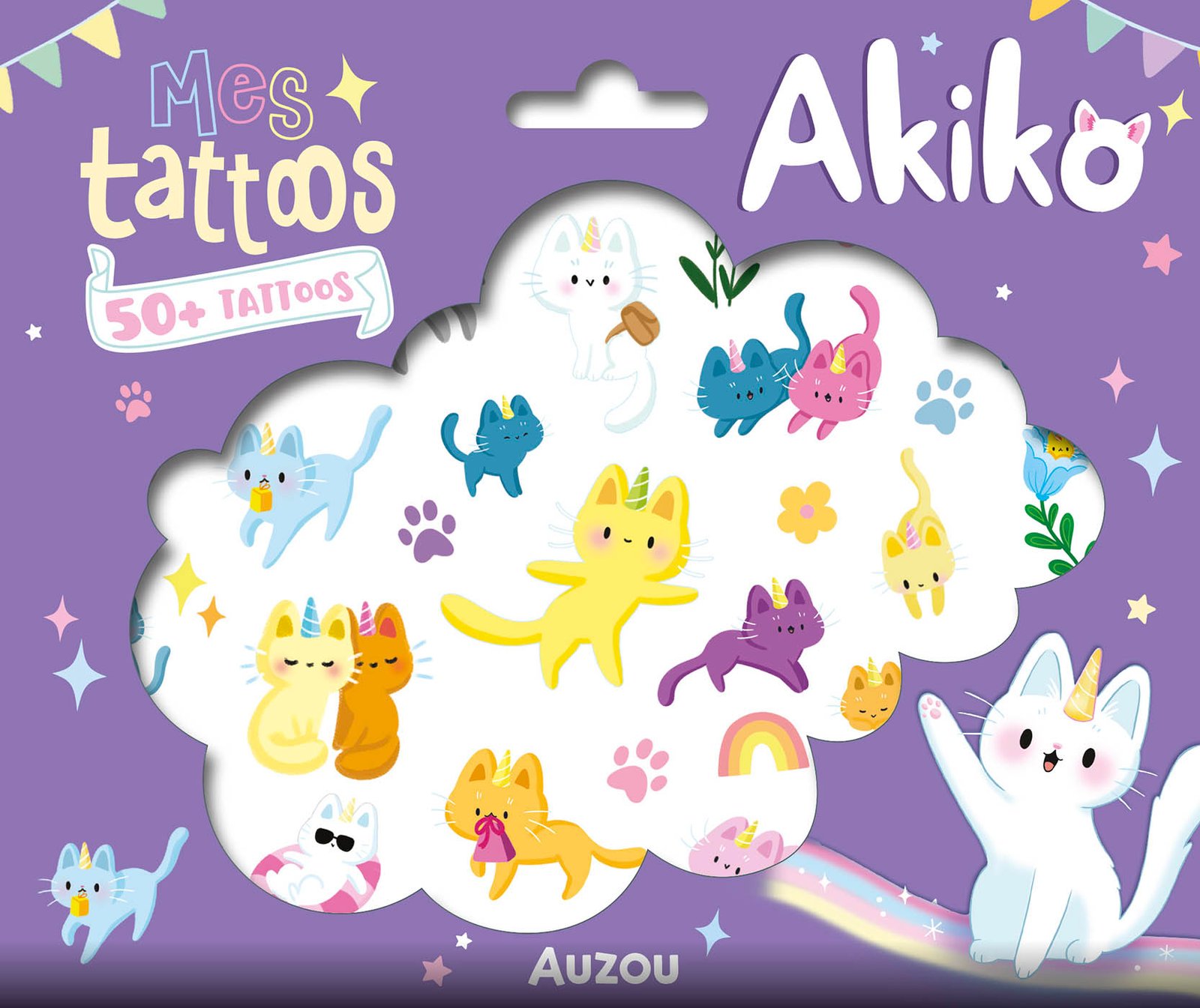 Mes P'tits tattoos - Akiko, Auzou