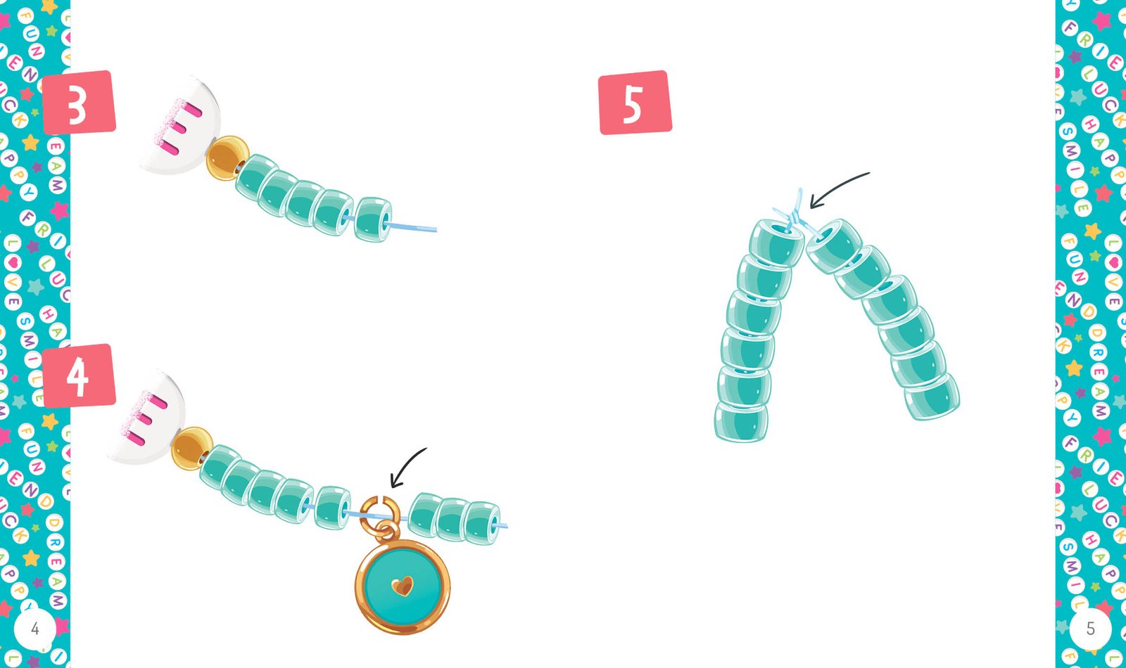 Mon superbe bijou – Ma collection de bracelets à message, Auzou – Image 3