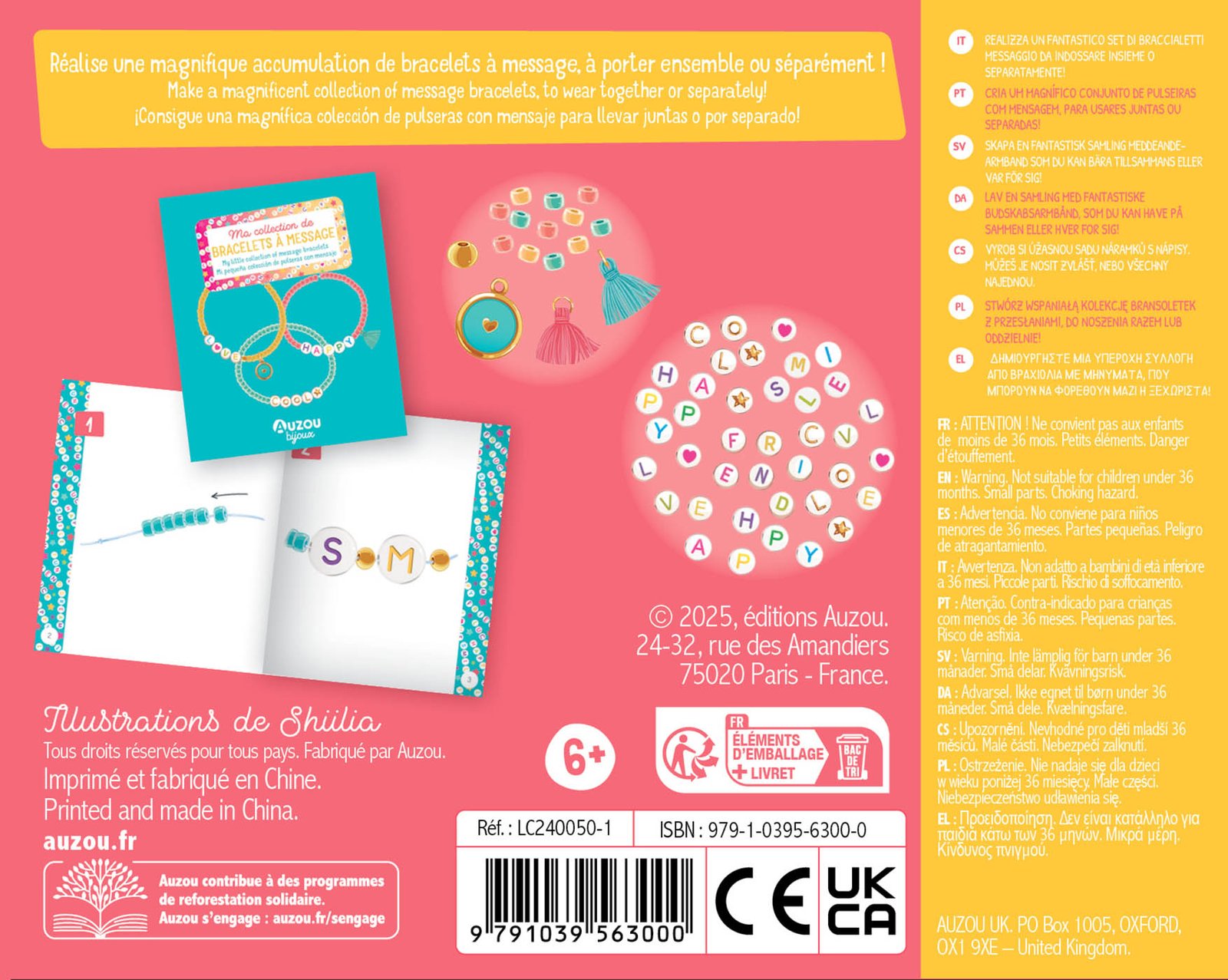 Mon superbe bijou – Ma collection de bracelets à message, Auzou – Image 2