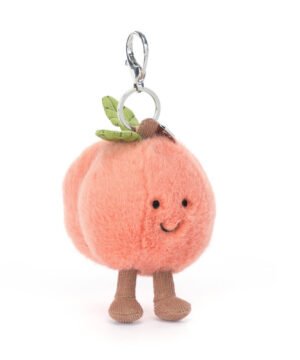 Alternative view of Amuseables Peach Bag Charm, Jellycat