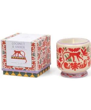 Bougie en céramique Noix de Coco & Ambre 226 g, PaddyWax