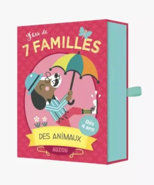 Alternative view of Jeu de cartes - Jeu de 7 familles animaux , AUZOU