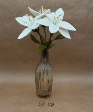 Alternative view of Lys en feutrine décoration florale – New Heidi