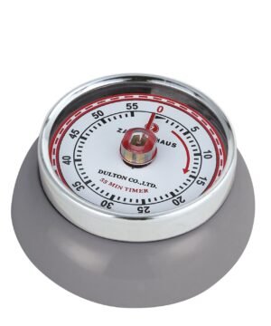 Minuteur rétro SPEED Gris – Un signal fort en cuisine