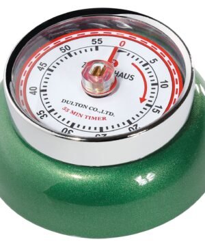 Minuteur rétro SPEED Racing green – Un signal fort en cuisine