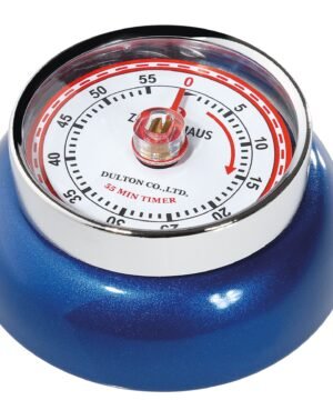 Minuteur rétro SPEED Bleu Métallique – Un signal fort en cuisine
