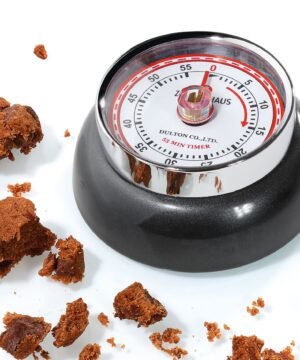 Alternative view of Minuteur rétro SPEED Anthracite – Un signal fort en cuisine