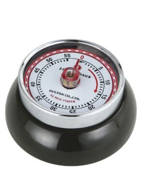 Minuteur rétro SPEED Noir – Un signal fort en cuisine