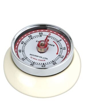 Minuteur rétro SPEED Crème – Un signal fort en cuisine