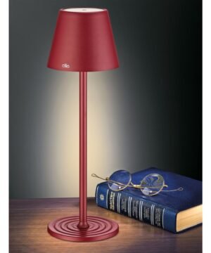 Alternative view of Lampe de table LED SOLE bordeaux – Une ambiance chaleureuse