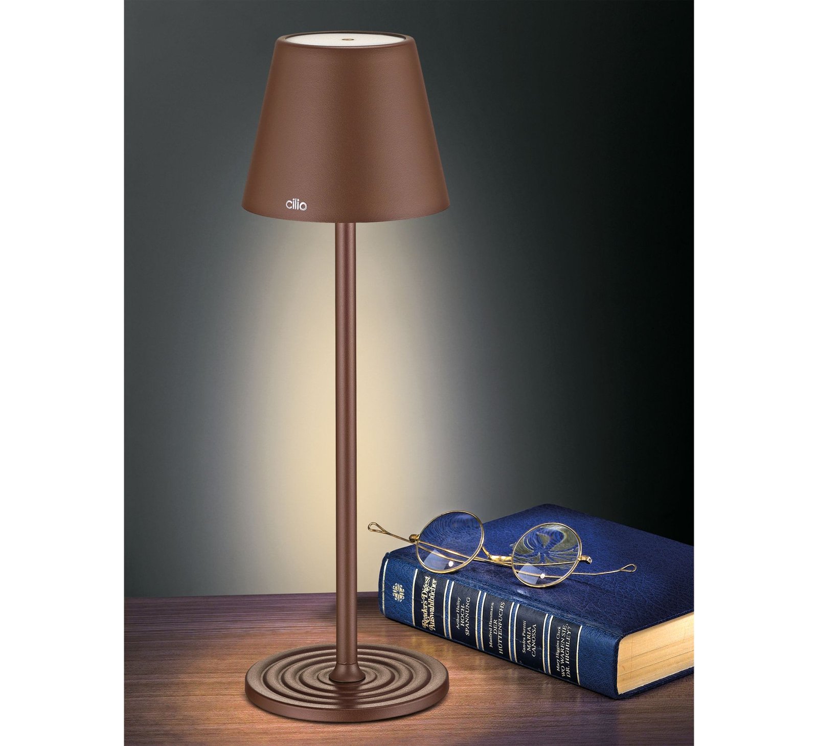 Lampe de table LED SOLE Brune – Une ambiance chaleureuse – Image 2