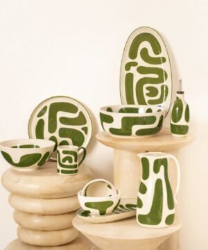 Alternative view of Saladier Lulli Vert 26 cm – Modernité et convivialité, BASTIDE