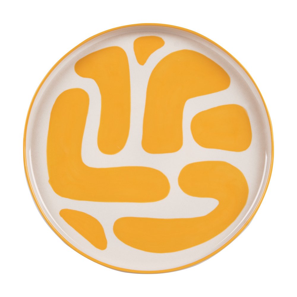 Plat rond Lulli 28 cm – Élégance moderne pour votre table, BASTIDE