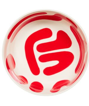 Alternative view of Saladier Lulli Rouge 26 cm – Élégance et convivialité, BASTIDE