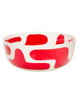 Saladier Lulli Rouge 26 cm – Élégance et convivialité, BASTIDE