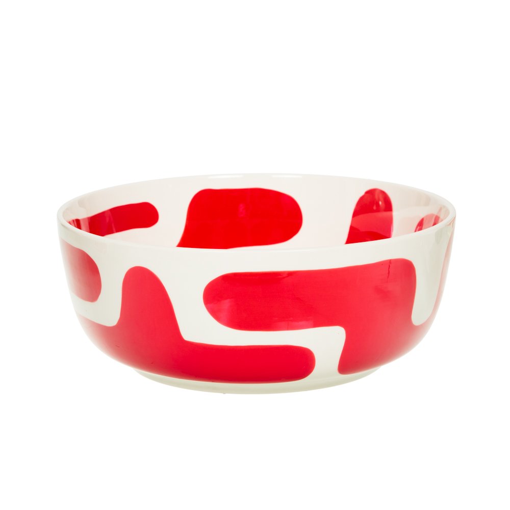 Saladier Lulli Rouge 26 cm – Élégance et convivialité, BASTIDE