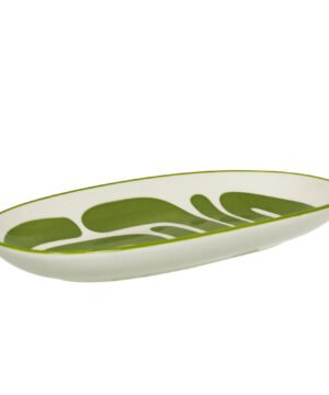 Alternative view of Plat rectangulaire Lulli Vert 30 cm – Modernité et fraîcheur, BASTIDE