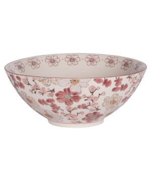 Saladier Kiyo – Élégance florale pour vos repas conviviaux, BASTIDE