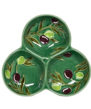 Plat à 3 compartiments Olive, Bastide