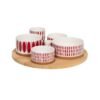 Plateau apéritif 6 pièces Mikonos 31 cm, BASTIDE