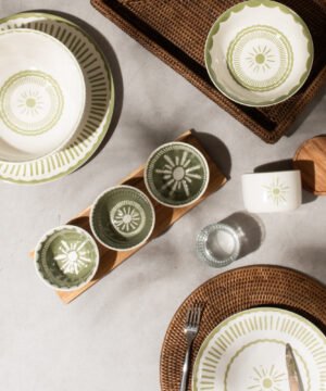 Alternative view of Saladier Tamara vert 24 cm – Fraîcheur et élégance au quotidien, BASTIDE