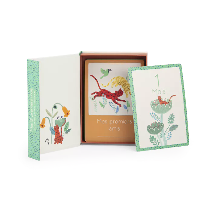 Coffret de cartes La forêt Mawa – Immortalisez les premiers mois de bébé, Moulin Roty – Image 3