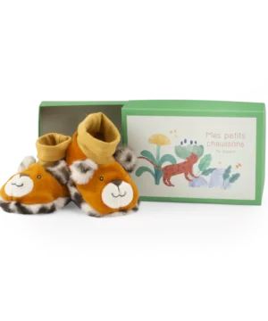 Chaussons Taïgo La forêt Mawa – Confort et douceur pour bébé, Moulin Roty