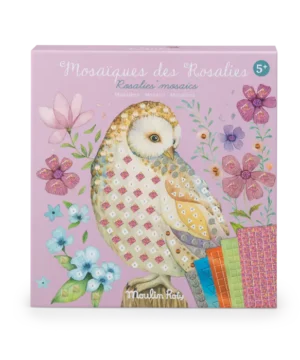 Coffret Mosaïque Les Rosalies – Une activité créative et ludique, Moulin Roty