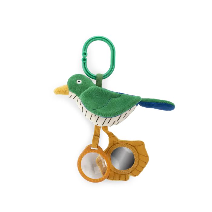 Coucou d’activités à suspendre – Éveil sensoriel et découverte, Moulin Roty