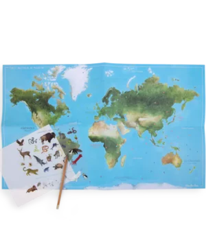 Alternative view of Décalcomanies Animaux – Explore les continents, Moulin Roty