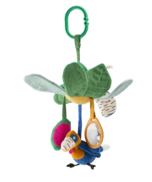 Fleur d’activités à suspendre – Éveil sensoriel et découverte, Moulin Roty