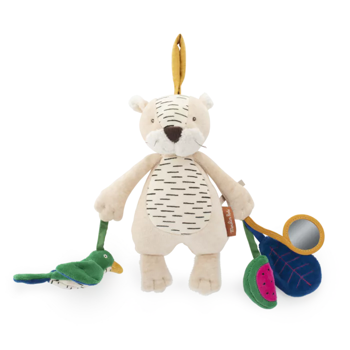 Peluche d’activités Baboo – Éveil et découverte en douceur, Moulin Roty