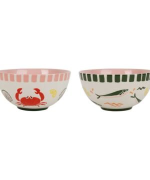 Bol “À la Mer” multicolore – Grès 55 cl, Yliades