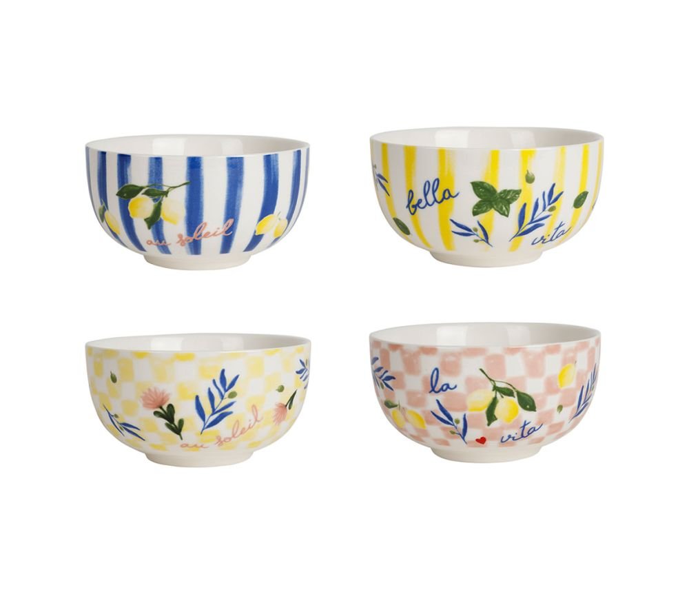 Bol Solencia multicolore – Grès 35 cl – Vendu à l’unité, Yliades