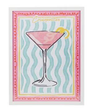 Alternative view of Cadre déco Cosmopolitan multicolore 32 x 42 cm, Yliades