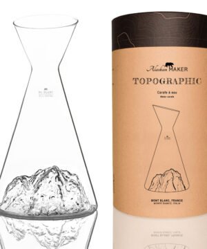 Carafe à eau Mont Blanc TOPOGRAPHIC, Alaskan Maker