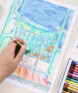 Alternative view of Coffret pastel au numéro – Petit Pastel : La mer pour horizon, La Petite Epicerie