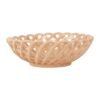 Coupe Colorea nude en grès – D25,5 x H8,5 cm, Yliades