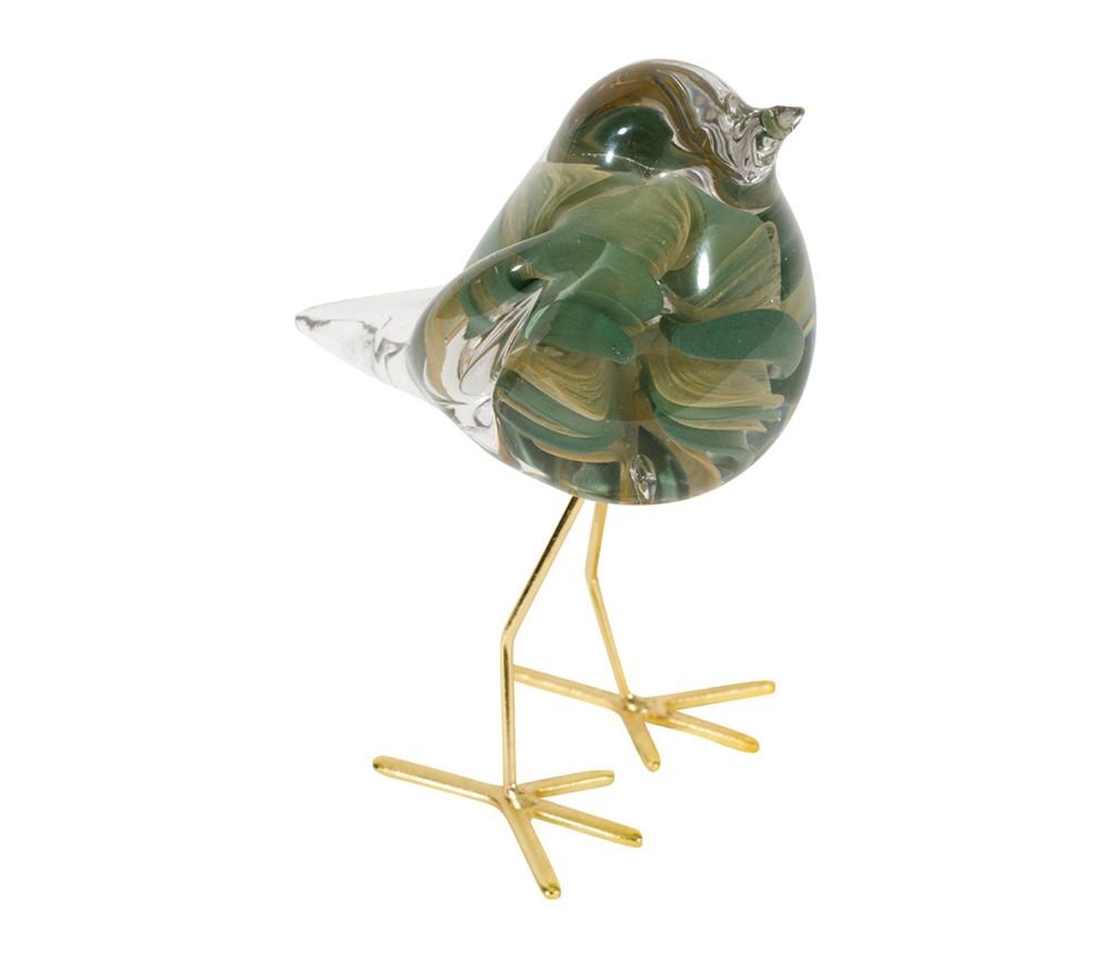 Déco Moineau Serin Vert & Doré, Yliades