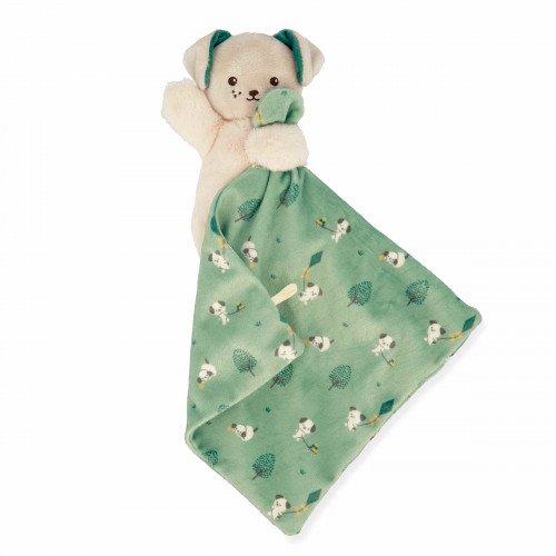 Doudou chien avec carré Vert, Kaloo – Image 2
