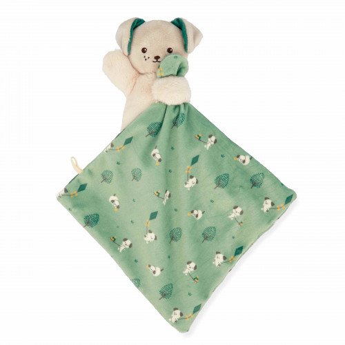 Doudou chien avec carré Vert, Kaloo – Image 4
