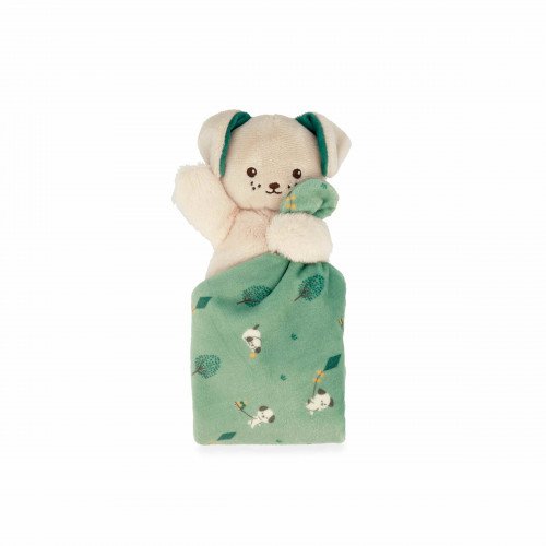 Doudou chien avec carré Vert, Kaloo – Image 5