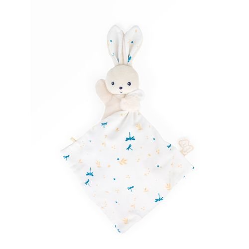 Doudou lapin avec carré de douceur blanc, Kaloo – Image 2