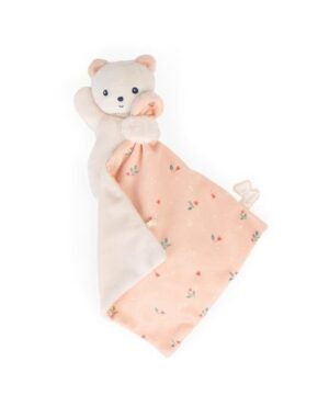 Alternative view of Doudou ours en Peluche carré feuilles d'amour, Kaloo