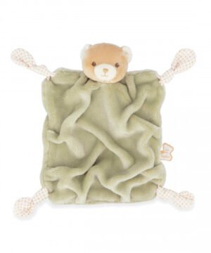 Alternative view of Doudou ours en Peluche vert, Kaloo