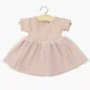 Tutu Rosana à manches courtes rose pétale, Minikane